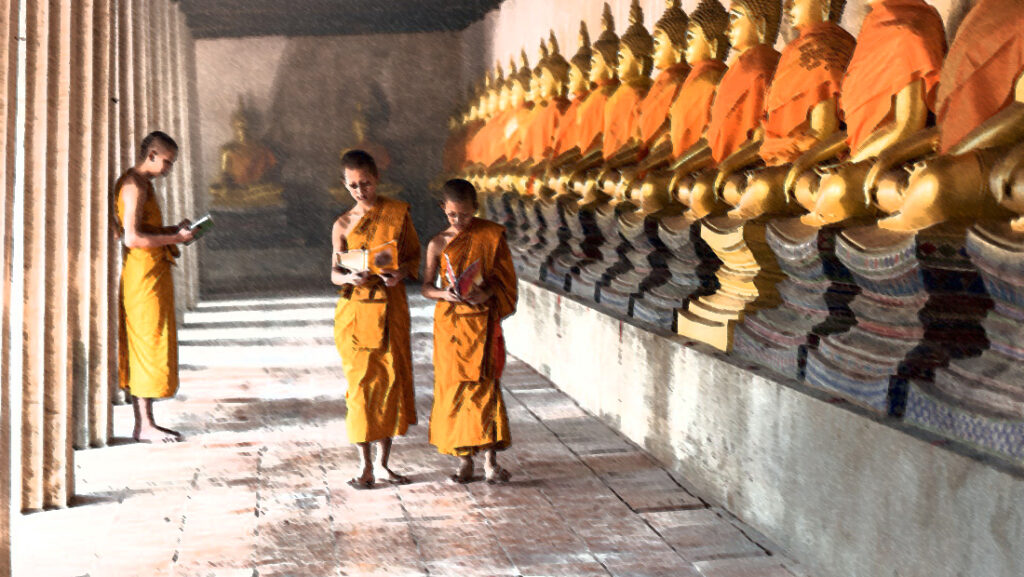 พระธรรมวินัยในพุทธศาสนาเถรวาทกับรัฐธรรมนูญ