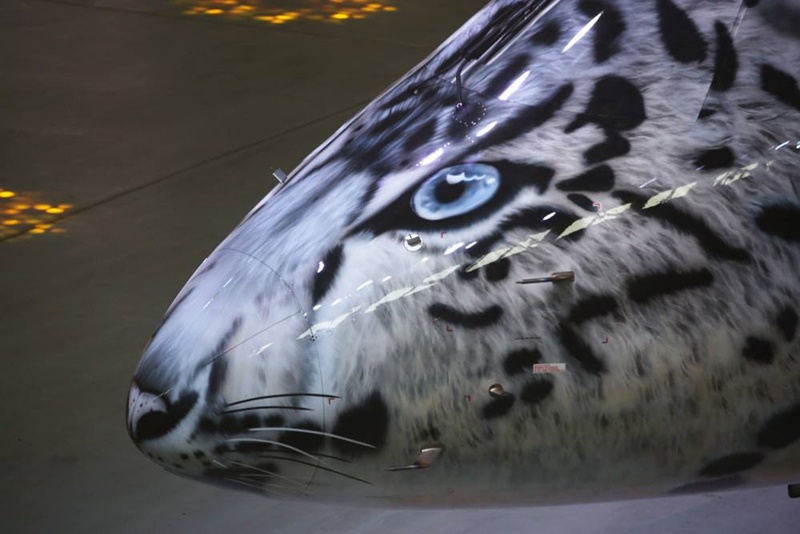 สุดเท่ “เสือดาวหิมะ” เครื่องบินโดยสารลำใหม่ สายการบินคาซัคฯแอร์