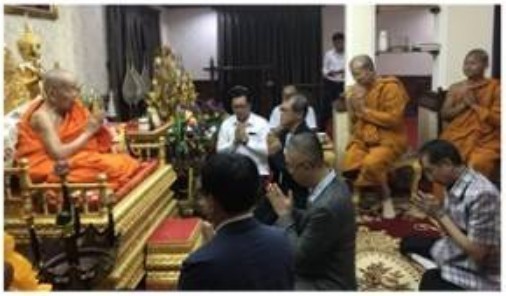 พระธรรมทูตไทย สายอินเดีย-เนปาล กราบสักการะสมเด็จพระสังฆราช แห่งประเทศสปป.ลาว