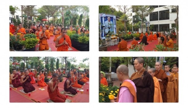"นิสิต มจร" ทั้งชาวไทยและต่างประเทศ ร่วมปฏิบัติธรรม ถวายพระราชกุศล ส่งเสด็จสู่สวรรคาลัย