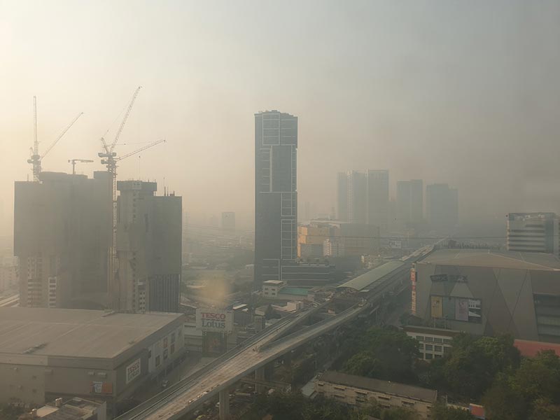 ฝุ่นพิษ กทม.เกินมาตรฐาน 18 จุด