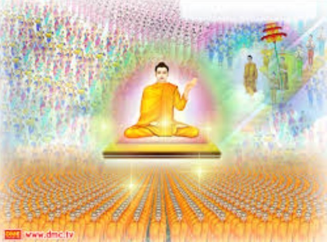 พระบรมศาสดา เสด็จจำพรรษา  บนสวรรค์ชั้นดาวดึงส์   แสดงธรรมโปรดเทพบุตรพุทธมารดา
