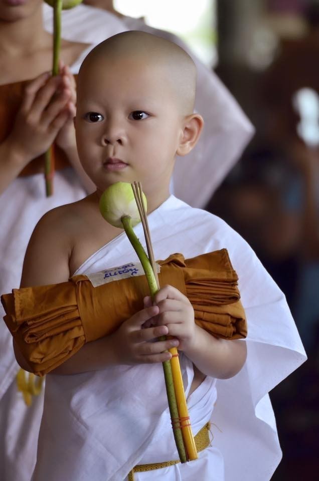 น่ารักน่าศรัทธา! สามเณร 'น้องกร วัดป่ามณีกาญจน์' บวชแล้ววานนี้